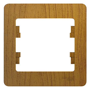 Рамка одинарная Glossa SE дуб во Владивостоке