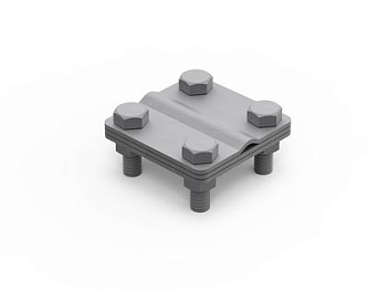 Соединитель пруток - полоса, 57х57 мм DKC  – купить насосы, мотокультиваторы, строительное оборудование оптом и в розницу  Соединитель пруток - полоса, 57х57 мм DKC во Владивостоке