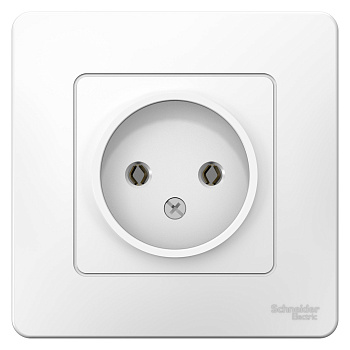 Розетка одинарная BLANCA SE белая во Владивостоке