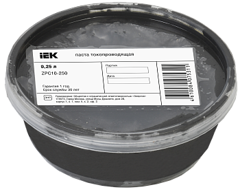 Паста токопроводящая 0,25л IEK  – купить насосы, мотокультиваторы, строительное оборудование оптом и в розницу  Паста токопроводящая 0,25л IEK во Владивостоке