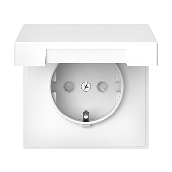 ARTGALLERY РОЗЕТКА с заземл. со шторк. с крышкой, 16А, IP20, механизм, ЛОТОС во Владивостоке