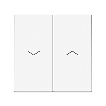 ARTGALLERY 2-клавишный ВЫКЛЮЧАТЕЛЬ ДЛЯ ЖАЛЮЗИ, 2х сх.4, 10А, механизм, БЕЛЫЙ во Владивостоке