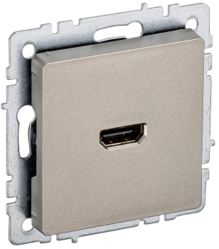 Розетка HDMI BRITE IEK шампань во Владивостоке