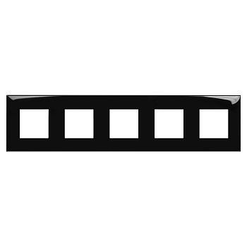 Рамка Avanti "Черный квадрат", 5 постов (10 мод.) DKC во Владивостоке