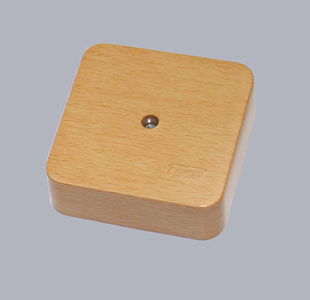 Коробка распределительная для кабель-канала 80х80х25мм бук во Владивостоке