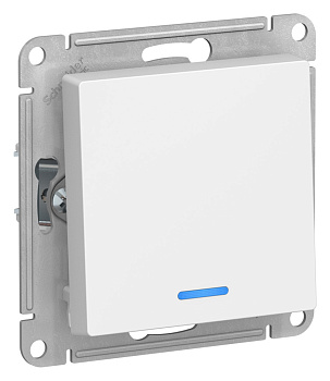 Выключатель одноклавишный AtlasDesign SE с подсветкой лотос во Владивостоке