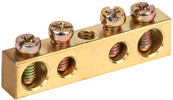 Шина PEN "земля-ноль" 6х9мм 4/1 (4группы/креп по центр) IEK во Владивостоке