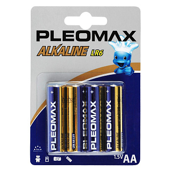 Батарейки АА Pleomax LR6-4BL (4шт) во Владивостоке