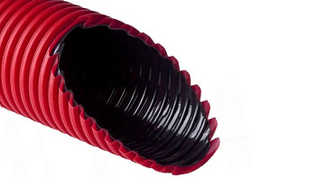 Труба гофрир. двустенная ПНД d=50 мм красная во Владивостоке