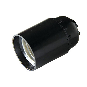 Патрон карболитовый подвесной Е27 черный без наклейки EKF PROxima во Владивостоке