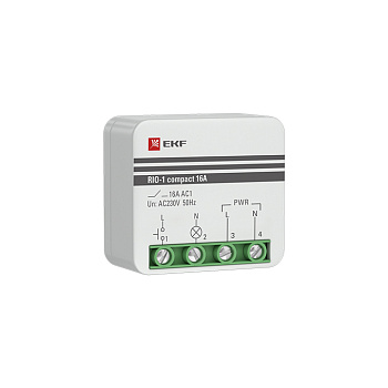 Импульсное реле RIO-1 compact 10А EKF PROxima  – купить силовое и модульное оптом и в розницу  Импульсное реле RIO-1 compact 10А EKF PROxima во Владивостоке