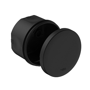 Коробка распред с мембран ввод IP66 Ø80x50 черная со стик под пистолет MultiBox во Владивостоке