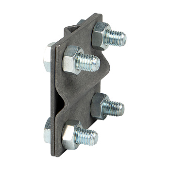 Зажим крестовидный прут-прут   (пластина 57x57мм) HZ EKF PROxima во Владивостоке