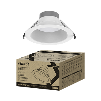 Светильник встраиваемый светодиодный CDL-LEVEL 35PA5C 35/30/26/22/16Вт 100-277В 125Лм/Вт 5ССТ 5лет 260мм NEOX во Владивостоке