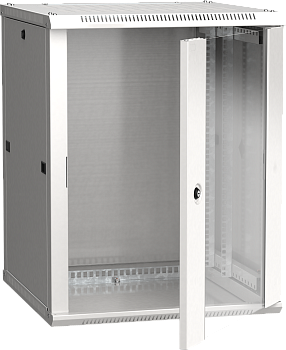 ITK Шкаф LINEA W 18U 600x600 мм дверь стекло, RAL7035 во Владивостоке