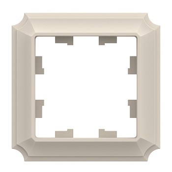 Рамка одноместная AtlasDesign SE Antique бежевая во Владивостоке