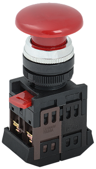Кнопка AEА-22 "Грибок" красный d22мм 1з+1р IEK во Владивостоке
