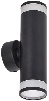 Светильник 4009 настенный 2хGU10 черный IEK  – купить кабель и провод оптом и в розницу  Светильник 4009 настенный 2хGU10 черный IEK во Владивостоке