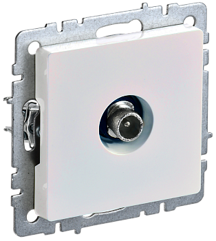 Розетка телевизионная проходная BRITE IEK жемчуг во Владивостоке