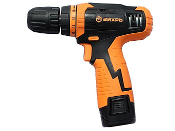 Дрель-шуруповерт аккумуляторная ДА-12Л-2К (2,0 А/ч) (батарея в рукоятке) Вихрь во Владивостоке