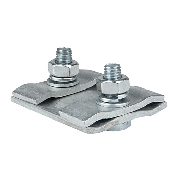 Зажим соединительный плашечный 2 болта М8 (D провода 9,1...12,0 мм) ПС-2-1 EKF PROxima во Владивостоке