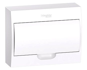 Щит распределительный навесной пластиковый с белой дверью City9 12 мод. 200х256х94 IP40 SE  – купить щиты пластиковые, металлические оптом и в розницу  Щит распределительный навесной пластиковый с белой дверью City9 12 мод. 200х256х94 IP40 SE во Владивостоке