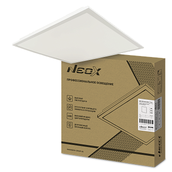 Панель светодиодная встраиваемая ДВО-PRO 4040-ОПАЛ 40Вт 4000К 120лм/Вт CRI80 595х595х30мм NEOX во Владивостоке