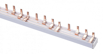 Шина соединительная 4P 63А 1 м. 14х4 контактов ШС-101 DEKraft во Владивостоке