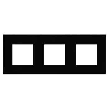 Рамка Avanti "Черный квадрат", 3 поста (6 мод.) DKC во Владивостоке