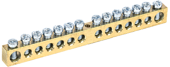 Шина IEK PEN "земля-ноль" 8х12мм 14/1 по центру во Владивостоке