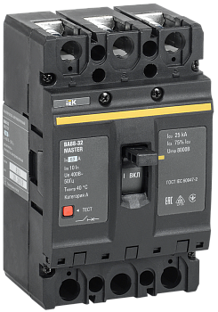 Автоматический выключатель IEK ВА88-32 3P 63А 25кА  – купить силовое и модульное оптом и в розницу  Автоматический выключатель IEK ВА88-32 3P 63А 25кА во Владивостоке