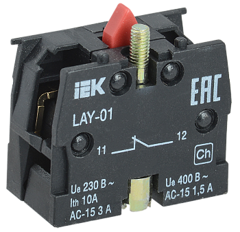 Контактный блок 1р для серии LAY5 IEK во Владивостоке