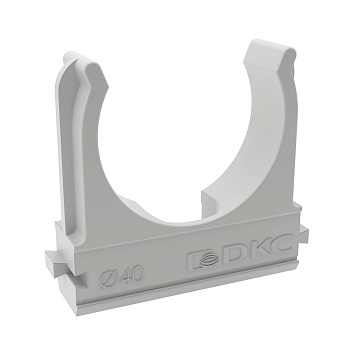 Держатель с защелкой, д.40мм DKC  – купить гофру, лоток и кабель-каналы оптом и в розницу  Держатель с защелкой, д.40мм DKC во Владивостоке