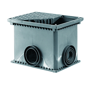 Смотровой переходной колодец без дна для двустенных труб, 335х240х255мм DKC во Владивостоке