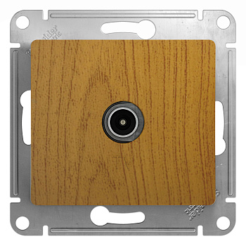 Розетка телевизионная Glossa SE дуб во Владивостоке