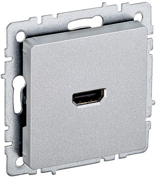 Розетка HDMI BRITE IEK алюминий во Владивостоке