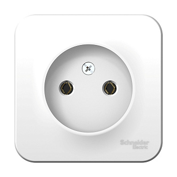 Розетка одинарная BLANCA SE накладная с монтажной пластиной белая во Владивостоке