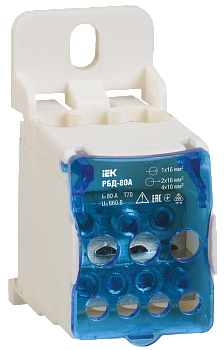 Распределительный блок IEK на DIN-рейку РБД-80А во Владивостоке