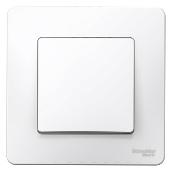 Выключатель одноклавишный BLANCA SE белый во Владивостоке