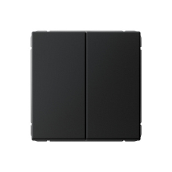 ARTGALLERY 2-клавишный ВЫКЛЮЧАТЕЛЬ КНОПОЧНЫЙ, сх.2, 10А, механизм, КАРБОН во Владивостоке