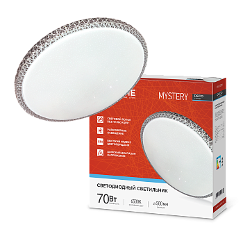 Светильник светодиодный серии DECO MYSTERY 70Вт 230В 6500К 6300Лм 500х73мм IN HOME во Владивостоке