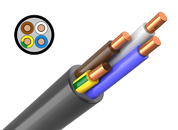 Кабель ВВГ-нг(А)-LS 4х1,5 ГОСТ во Владивостоке