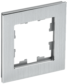 Рамка одинарная BRITE IEK металл алюминий во Владивостоке