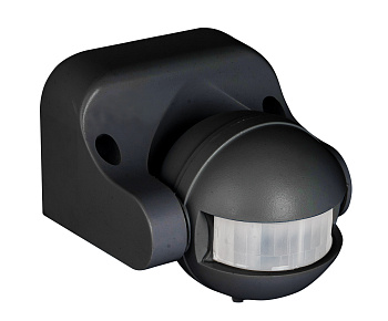 ИК датчик движения настенный 1200Вт 180гр. до 12м IP44 MS-39b черный EKF PROxima во Владивостоке