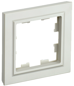 Рамка одинарная BRITE IEK бежевая во Владивостоке