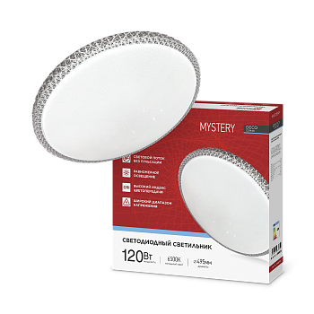 Светильник светодиодный серии DECO MYSTERY 120Вт 230В 6500К 12600Лм 500х73мм IN HOME во Владивостоке