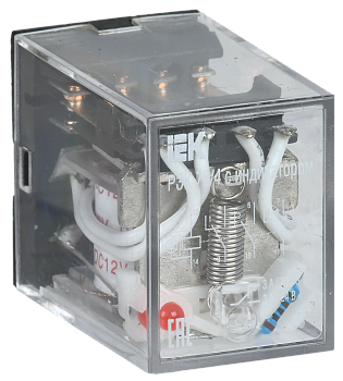 Реле РЭК78/4(MY4) с индикацией 3А 12В DC IEK  – купить силовое и модульное оптом и в розницу  Реле РЭК78/4(MY4) с индикацией 3А 12В DC IEK во Владивостоке