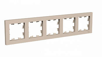 Рамка пятиместная AtlasDesign SE песочная во Владивостоке