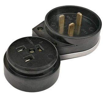 Разъем печной РШ/ВШ карболитовый 32А 250В черный 9114 IN HOME во Владивостоке