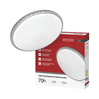 Светильник светодиодный серии DECO MYSTERY 70Вт 230В 4000К 6300Лм 495х70мм IN HOME во Владивостоке